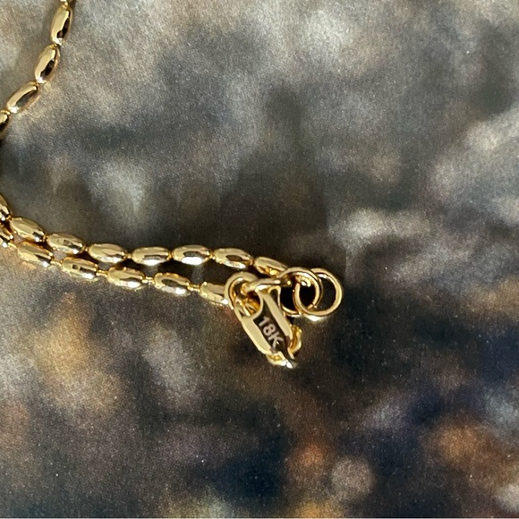 ✨18K Gold Plated Baroque Natural Pearl Necklace - Picture 4 of 5